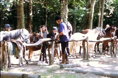 Equitation au Centre de loisirs de Lathus
