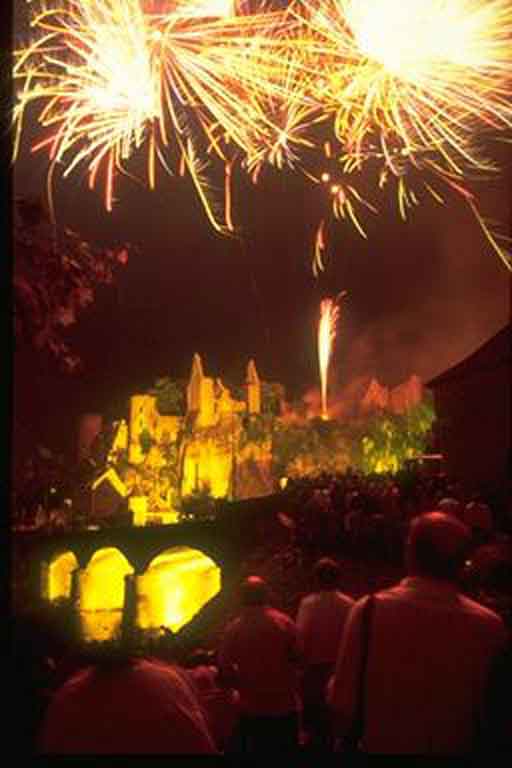 Le feu d'Artifice d'Angles sur l'Anglin