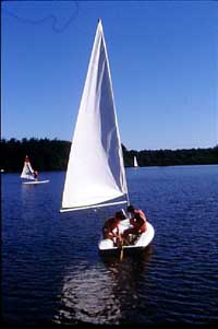 Voile au Centre de loisirs de Lathus